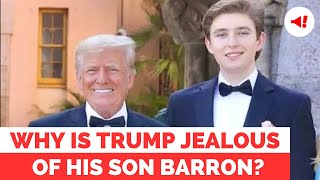 Donald Trump Is Jealous Of Barron Trump’s Height Because He Wants To Be ‘Tallest In The Room'