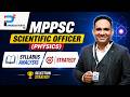 MPPSC Scientific Officer (Physics) 🔥 Syllabus Analysis + Strategy 2026 | Complete Preparation Guide