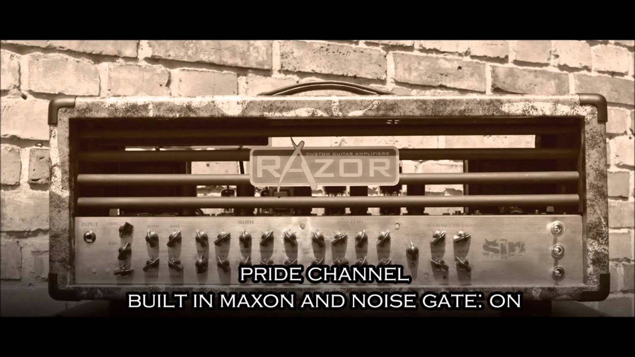 Razor SinAmp Anger&Pride Channel Test [SinMix Custom Amp]