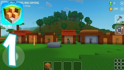 Block Craft 3D: Building Game - Gameplay Walkthrough Part 1 - Tutorial (Android, iOS)