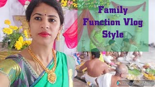 Family Function Vlog Style | Happy Train Trip With Family | Twins veg kitchen Vlogs