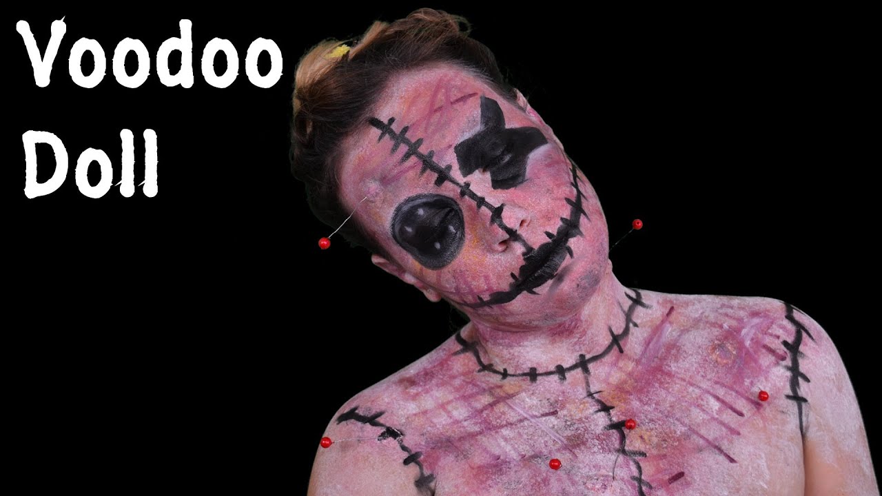 Halloween Makeup Tutorial: Bambola Voodoo (Voodoo Doll) 