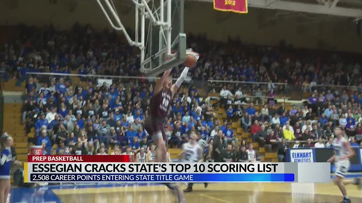 Central Noble's Connor Essegian cracks Indiana's All-Time Scoring List Top 10