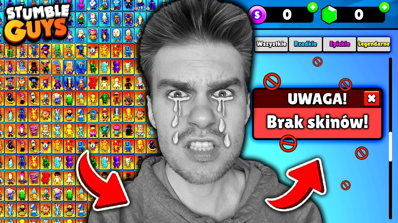 NIEBEZPIECZNY *HAKER* ⚠️ UKRADŁ MOJE NAJDROŻSZE SKINY ❌ (UWAŻAJ na NIEGO) ‼️ w Stumble Guys! 😱