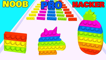 NOOB vs PRO vs HACKER in Fidget Rush
