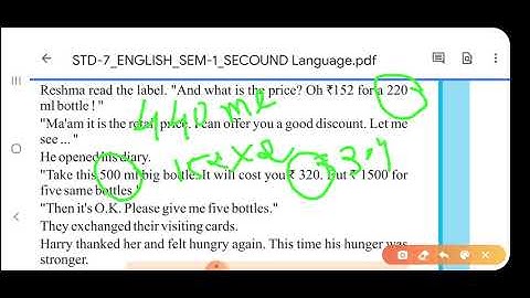 Saurabh Vidhyalay, Himmatnagar Standard-7 Subject-English Unit-3 Part-2