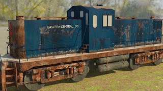 3dsmax Tutorials, Tutorial on Modeling a WDS 4 Diesel Locomotive Shunting Engine in 3dsmax( Part 16)