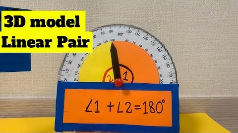 3D working model of linear pair #linearpair  #modeloflinearpair #workingmodel  #3dmodel
