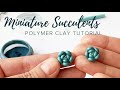 Miniature Succulents | Polymer Clay Tutorial