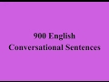 Daily english conversations  900 english conversational sentences
