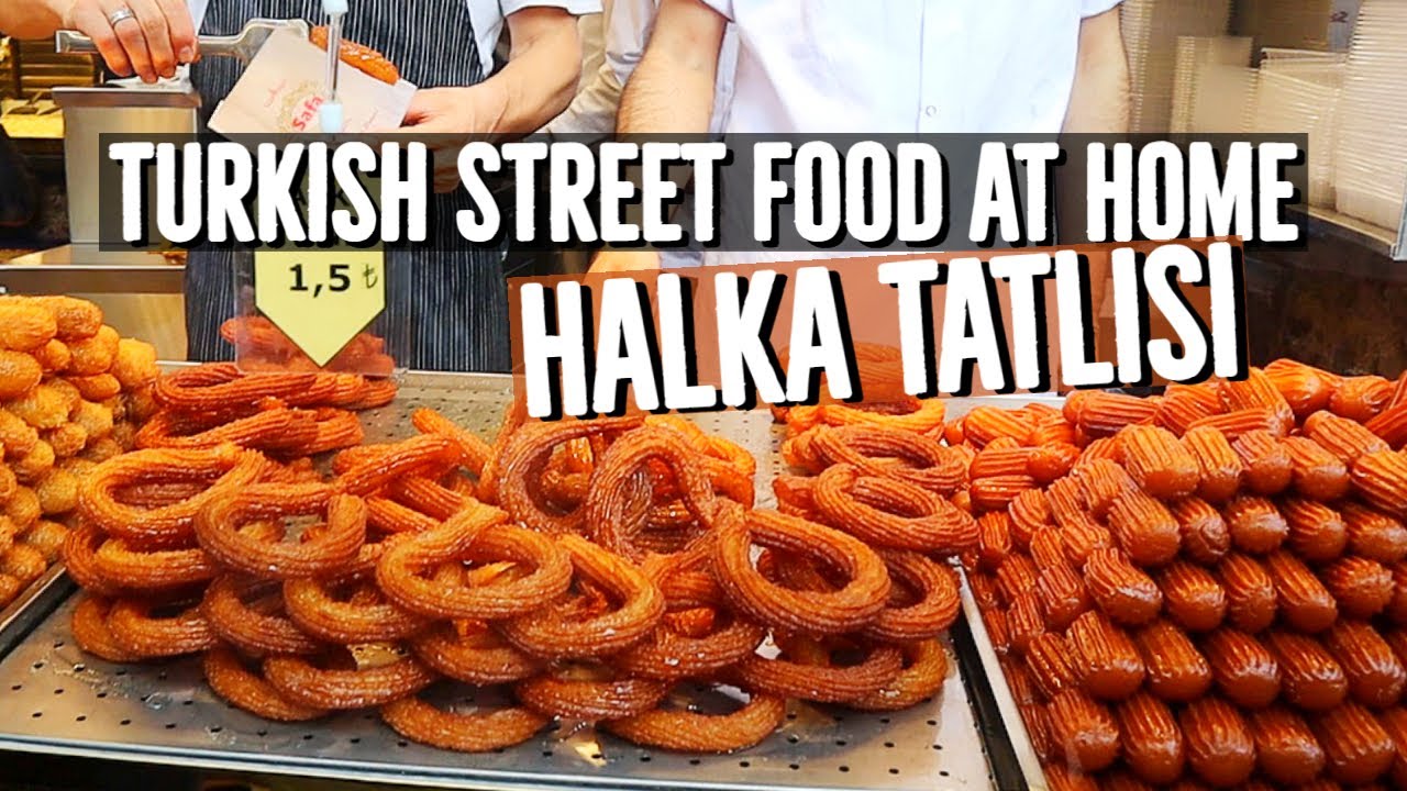 Turkish Street Food At Home - Halka Tatlısı / Turkish Churros