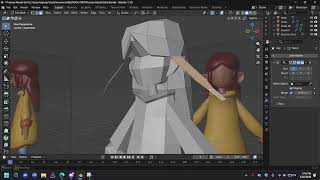 Blender Loser Makes A Low Poly Girl Model (PT. 2)