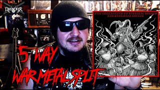 5 Way War Metal Split On Vinyl! | Metal Album Pickups!