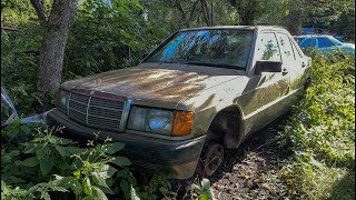 Starting MercedesBenz w201 190D After 8 Years + Test Drive