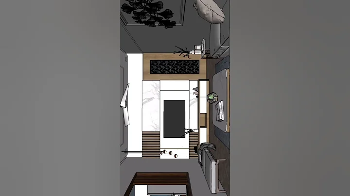 3d modelling #interiordesign #sketchup #shorts