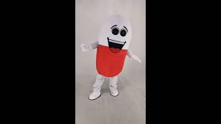 Capsule Pills Medicine Mascot Costumes. Costumes de mascotte de médecine de pilules de capsule