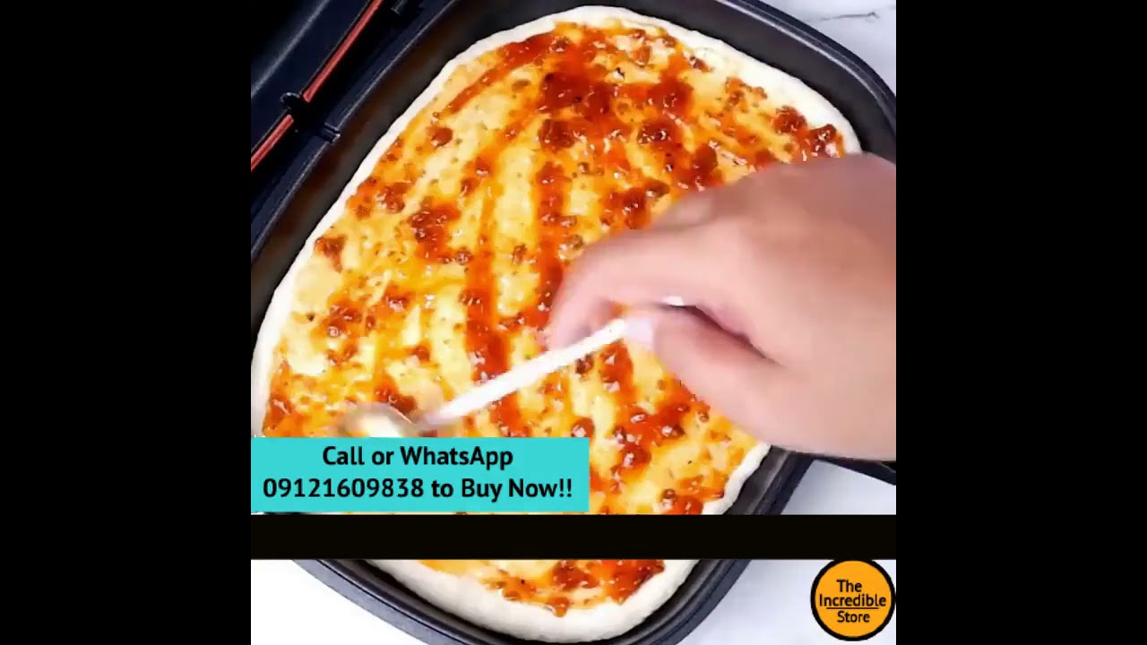 How to make a perfect pizza using double sided grill pan 