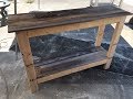 How To Build A Sofa Table Out Of Pallets