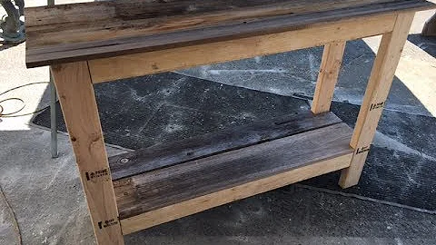 DIY $20 Console table project. Fast and easy. Great project for all skill levels.