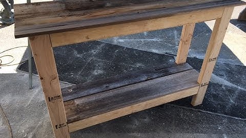 DIY $20 Console table project. Fast and easy. Great project for all skill levels.