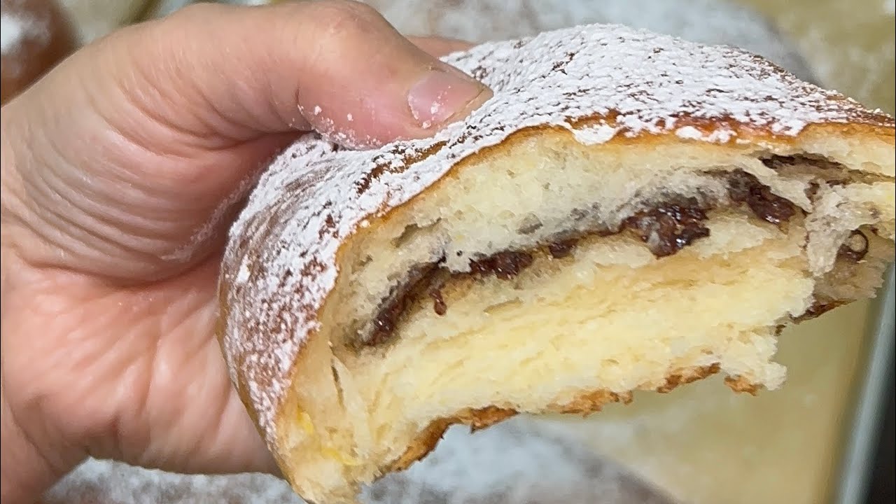 بريوش تاع رمضان كريم 🌙 محشي بالشوكولا رمضان 2026