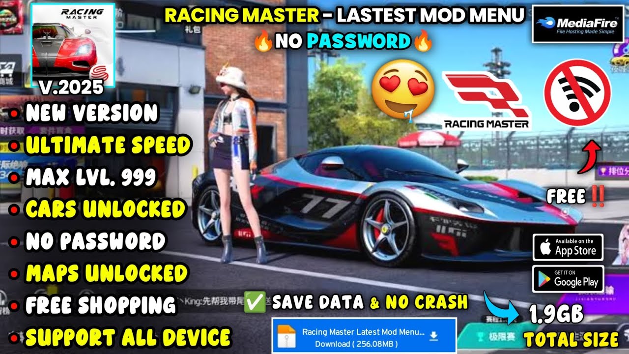 New Update ‼️ Download Racing Master Mod APK 2024 V0.26.0| Unlimited Gems 💎 And Money 💵