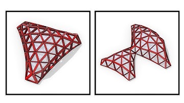 Rhino Grasshopper (Kangaroo GridShell)