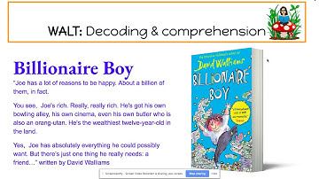 Understanding the difference between decoding & comprehension