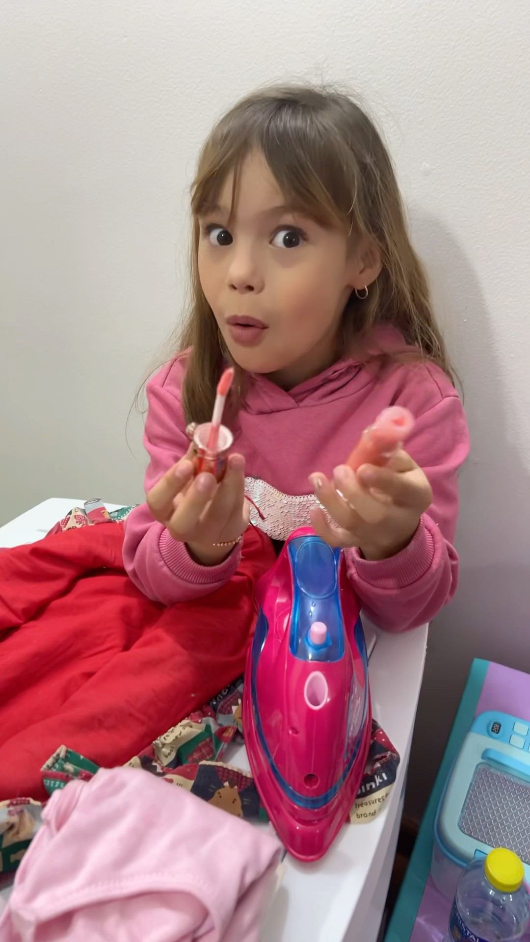 BROMA A MI MAMÁ DEL LABIAL PICANTE ?️ #humor #comedia #shortviral #fypシ゚