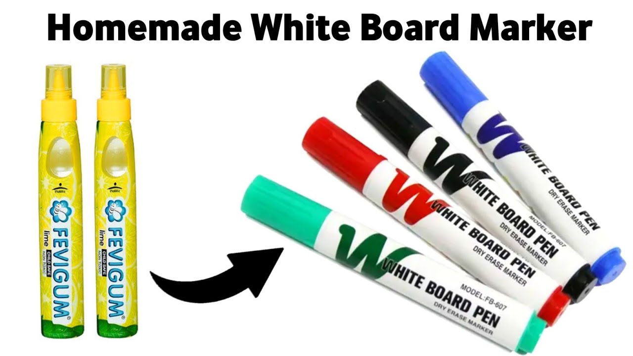 How to make White Board Marker at home Homemade Marker How to make