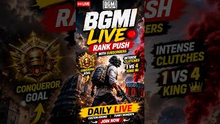 BGMI LIVE 🔴 India Server Rank Push | Pro Gameplay + Funny Moments