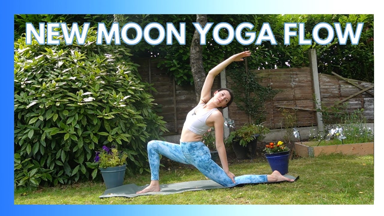 20 Min New Moon Yoga Flow | New Beginnings + Manifesting 🪄