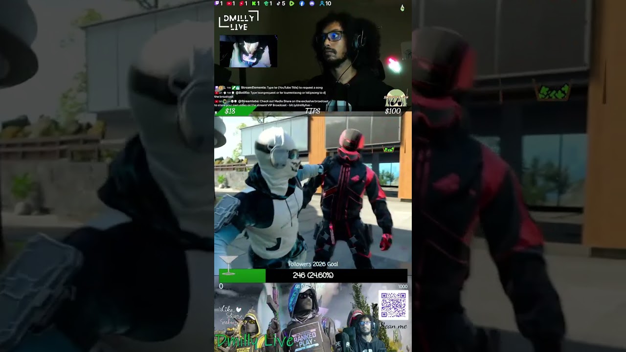 Punched to the next Dimension (AFK LOL) | #dmillylive on #Twitch