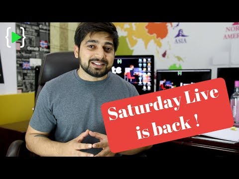 Saturday live for beginners in tech and programming