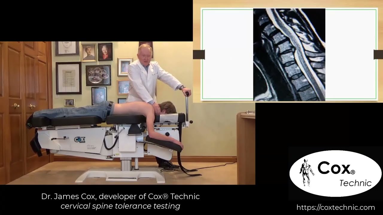 健康・医学 CHIROPRACTIC EXTRAVERTEBRAL TECHNIC Cervical Spine Tolerance Testing - Cox® Technic - YouTube