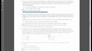 Stats 221 - Practice Exam 3 - #14, #15