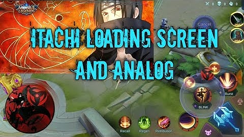 Itachi Analog And Loading Screen|MLBB|ItzSvenix