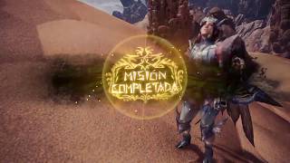 Monster Hunter World - Hunting Diablos 20 seconds before finishing the mission.