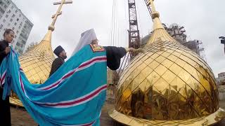 На храме св. блж. Матроны Московской в Сипайлово засияли купола