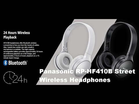 PANASONIC RP-HF410B BUDGET HEADPHONES - IS IT WORTH BUYING & WHAT SOUND IS THERE? UNBOXING  REVIEW