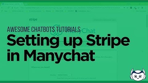 Accepting Payments - Setting up Stripe in Manychat