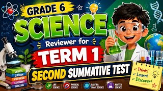 GRADE 6 - SCIENCE | Term 1 - Second Summative Test #summativetest #grade6 #term1 #science
