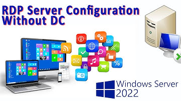 rdp server configuration windows 2022 server without dc