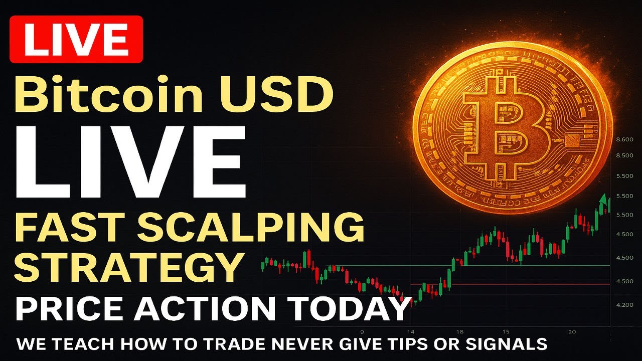 Bitcoin USD LIVE 🔥 Fast Scalping Strategy & Price Action To#BTCUSD  #BitcoinLive #CryptoScalping #Li