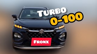 Fronx turbo acceleration 0-100 😱sec..