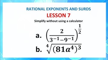 How to simplify surd expressions: Exponents and surds #grade11maths #olympiadtypequestion
