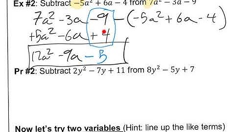 IM2 1.1 Adding and Subtracting Polynomials (2018)