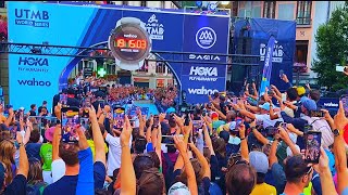 UTMB 2023 100 Mile Race Start Reaction from Chamonix CCC Finish