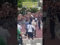 Live at the Knicks Championship Parade in NYC | Fans stand on top of garbage truck