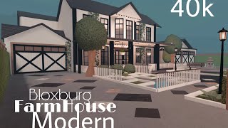 BLOXBURG MODERN Roleplay FARM HOUSE |Welcome to Bloxburg IHouse Build|SpeedBuild@FairyBuilds